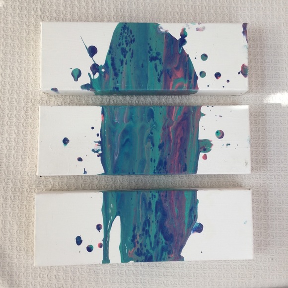 3 Piece Acrylic Paint Pour - Picture 3 of 6